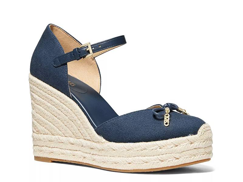 Michael kors blue hot sale wedge sandals