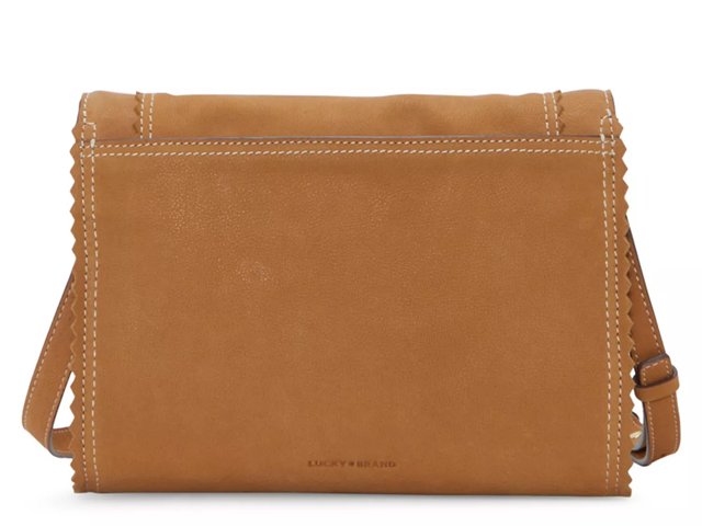 Lucky brand zoe leather crossbody bag deals