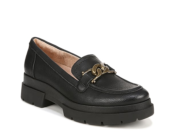  SOUL Naturalizer Women's Tia2 Shoes Loafer, Dark Grey Felt, 8  Wide