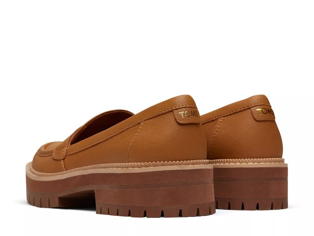 Cara Tan Leather Loafer