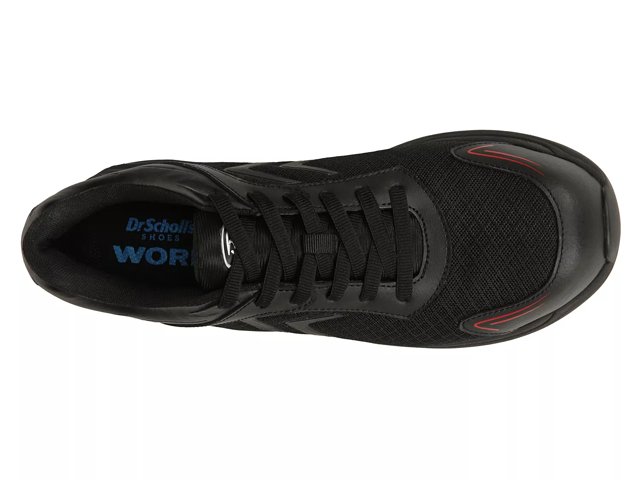 Dr. Scholl s Mens Blazer Composite Work Sneaker Black Fabric 11.5 M