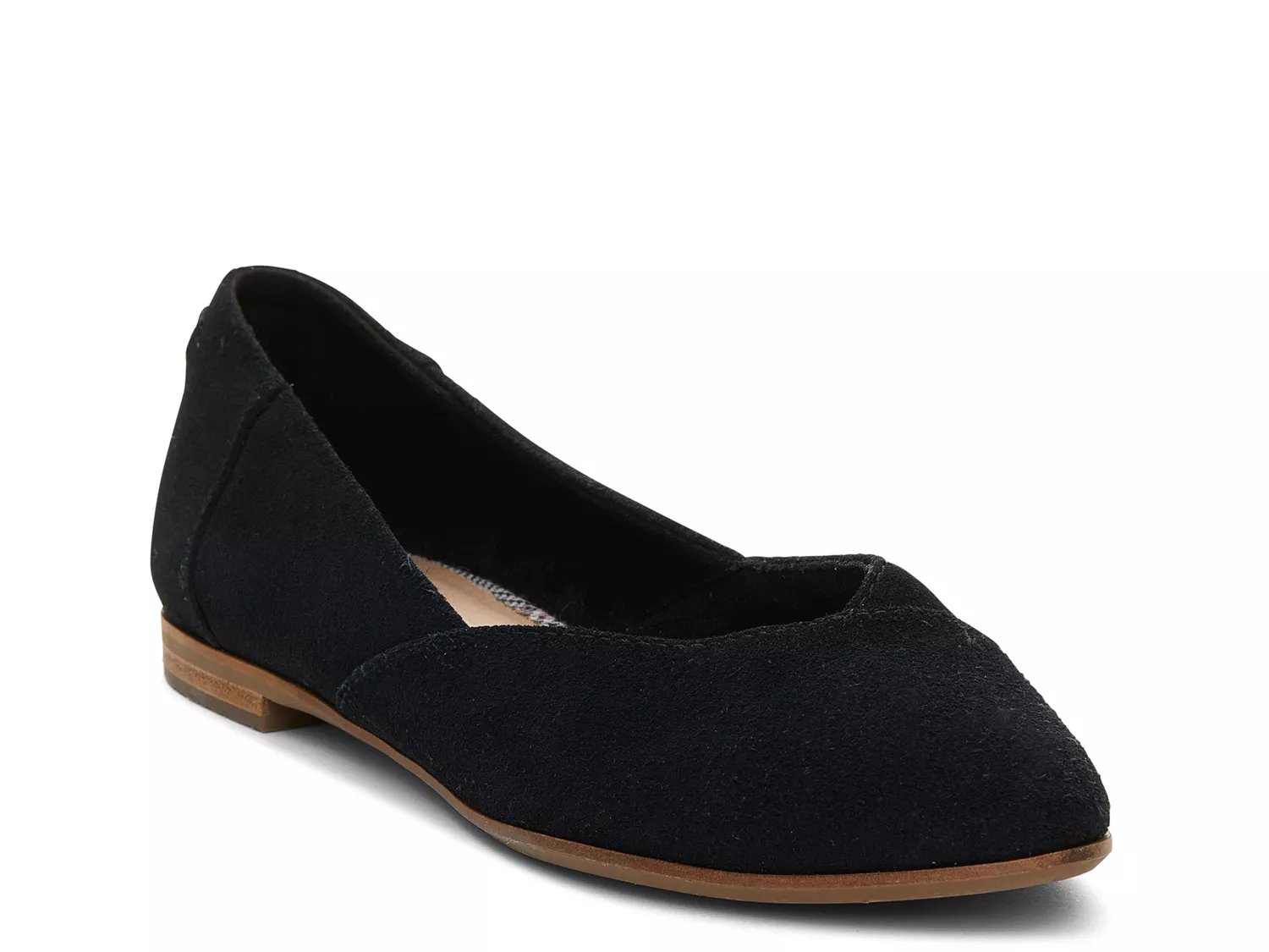 Toms black sale ballet flats