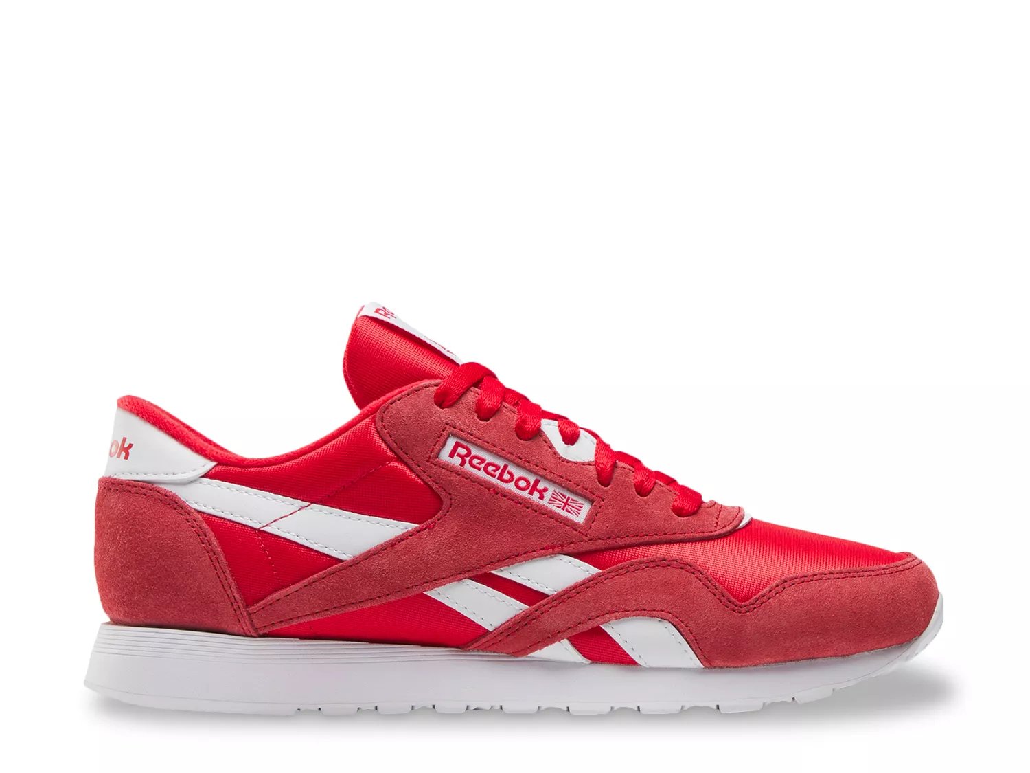 Red reebok classic on sale