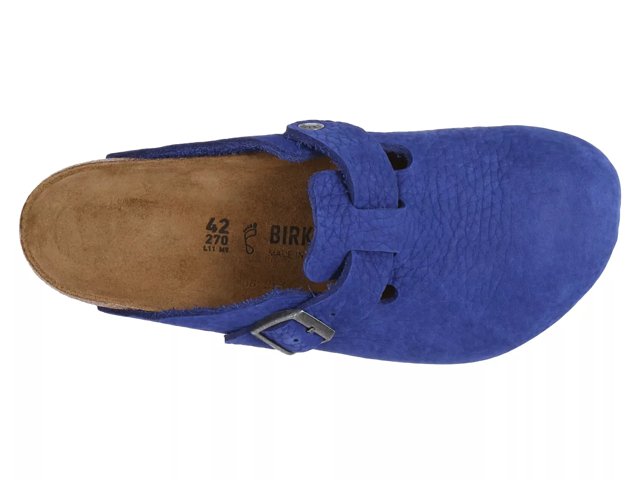 Boston Nubuck Leather Indigo Blue