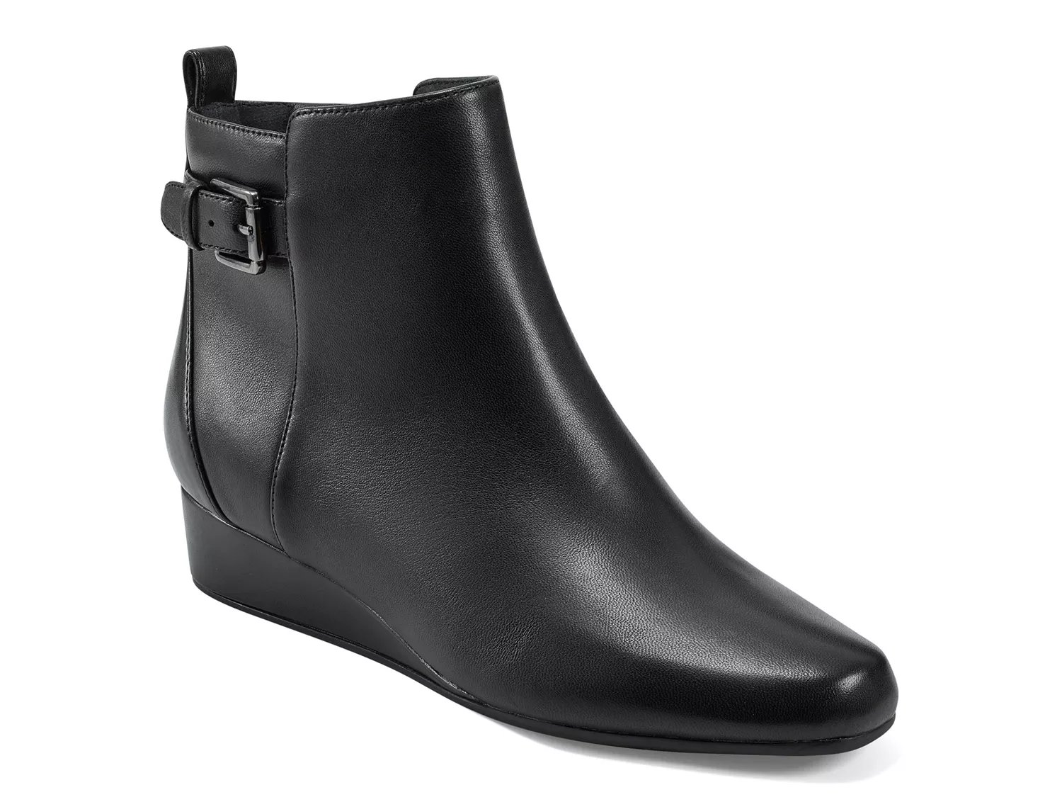 Leather wedge 2024 ankle boots uk