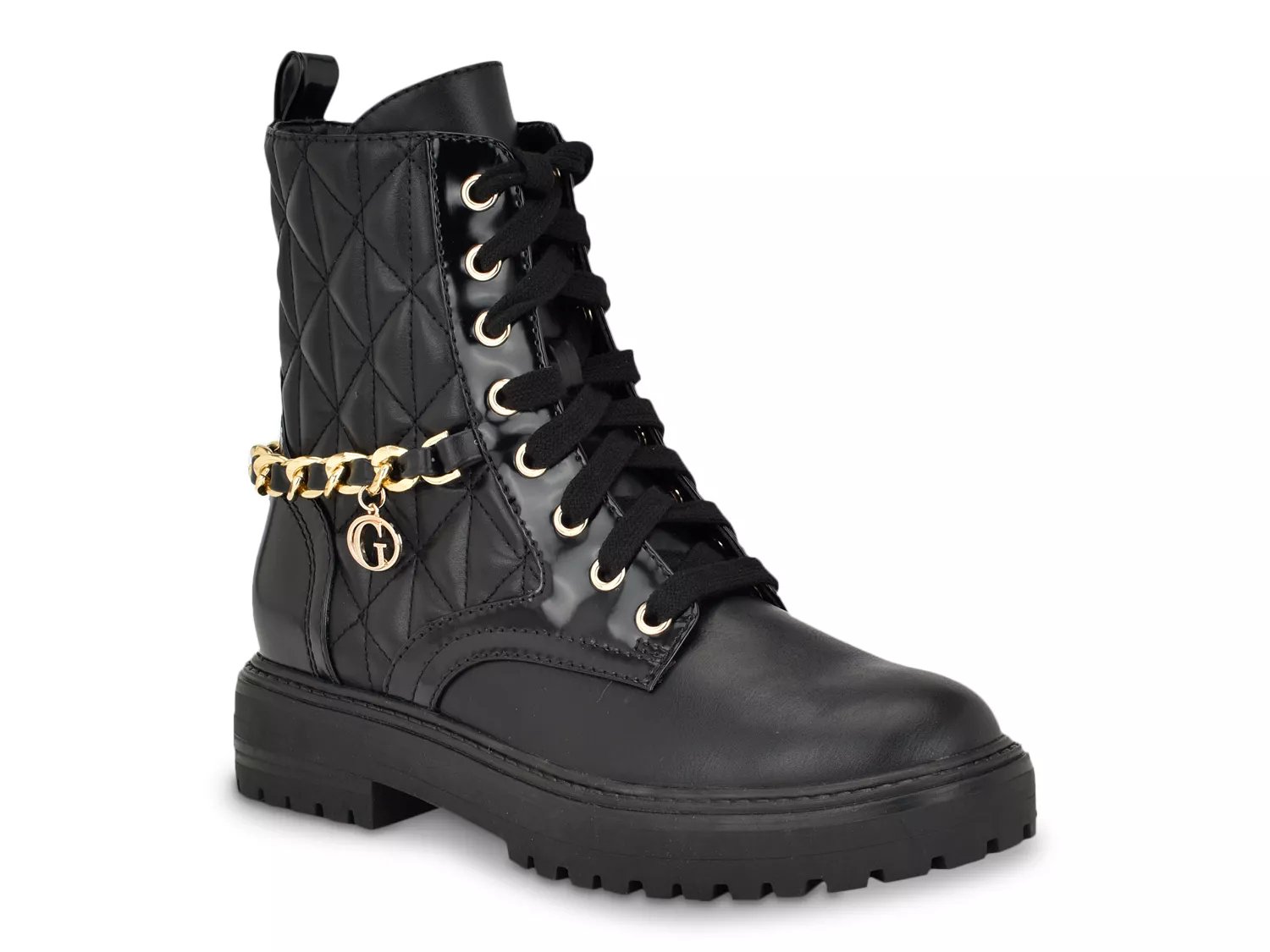 Guess black store boots dsw