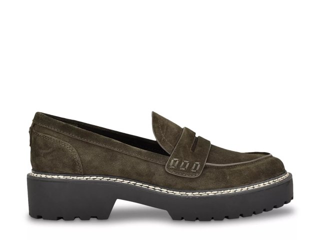 Calvin klein suede loafers outlet
