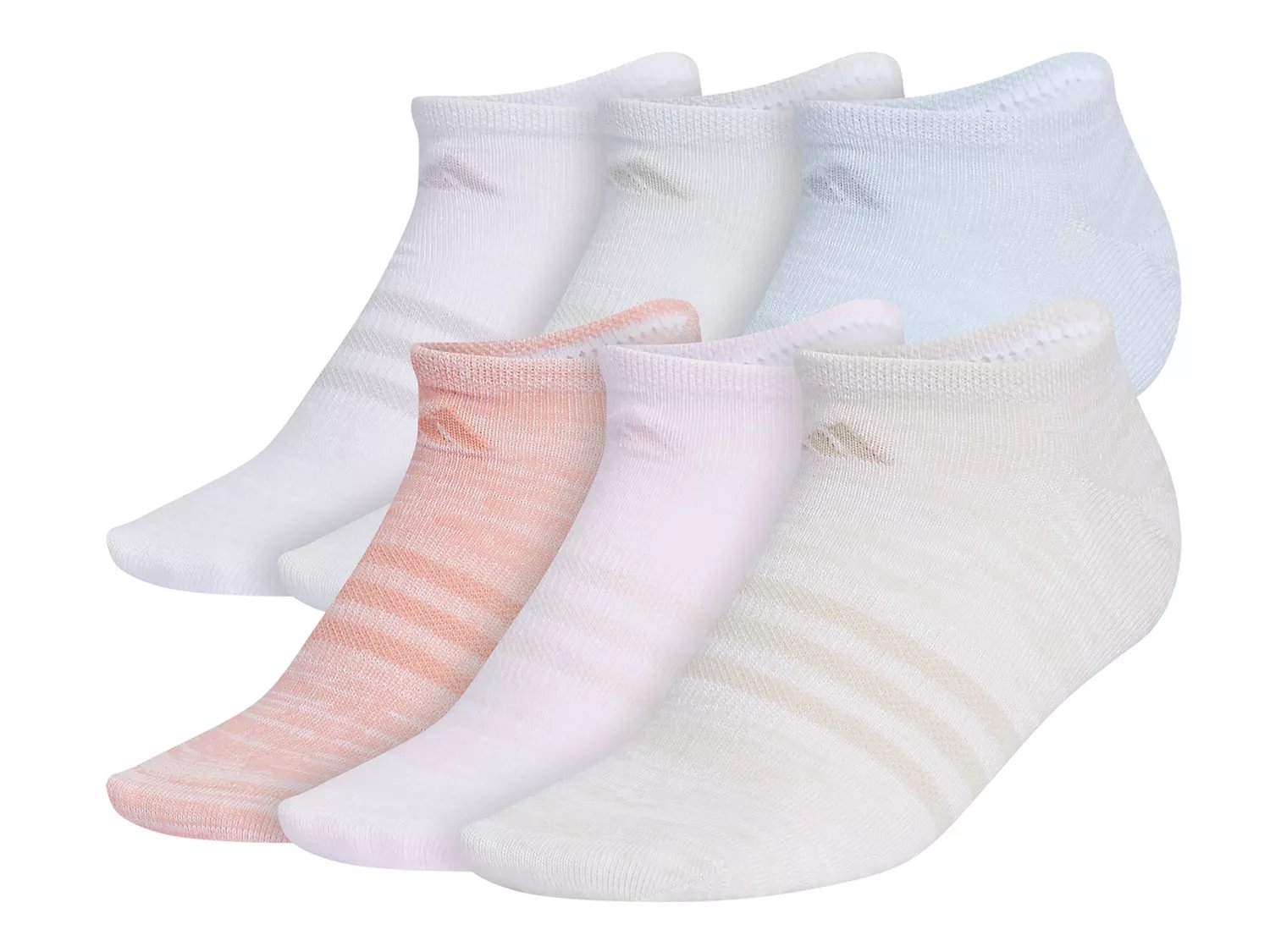 Superlite Women's No Show Socks - 6 Pack