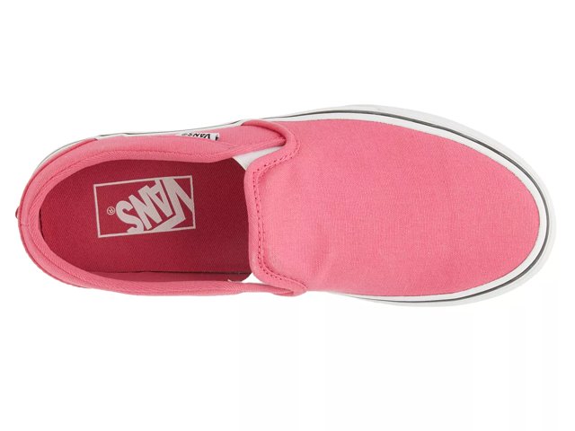 Vans light pink slip ons new arrivals