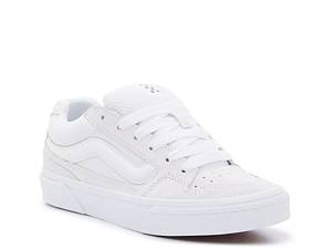 White vans slip ons on sale dsw