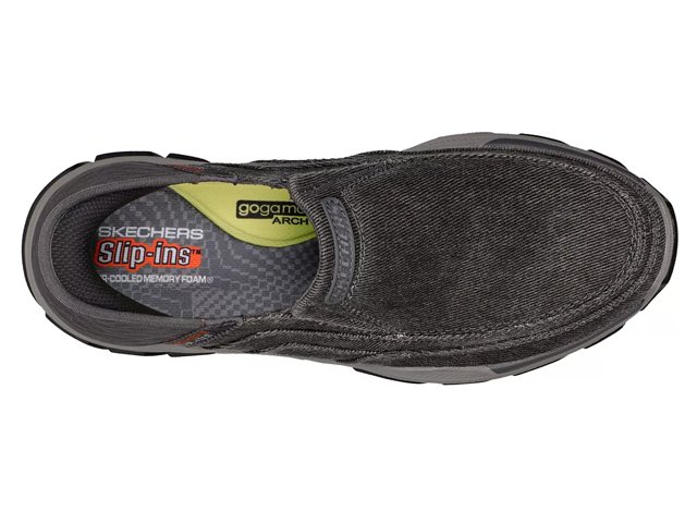 Skechers relaxed fit memory foam grey on sale