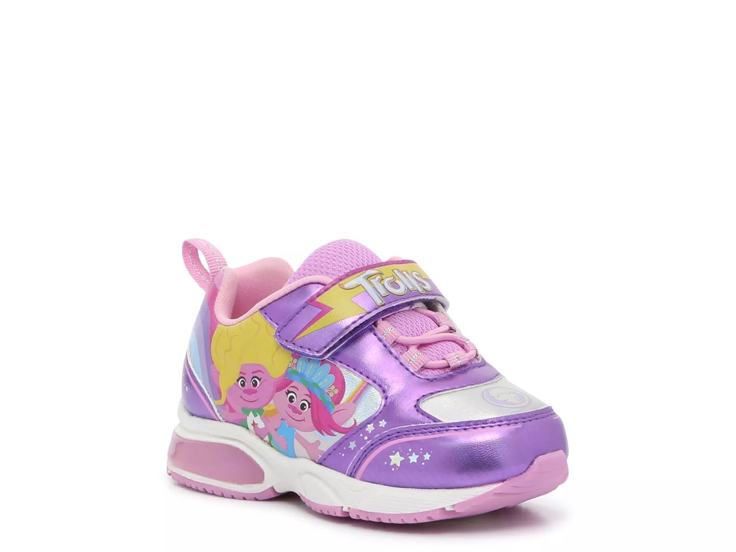 Dreamworks Trolls Rainbow Light Up Sneaker Kids Free Shipping DSW