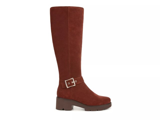Red wide outlet calf boots