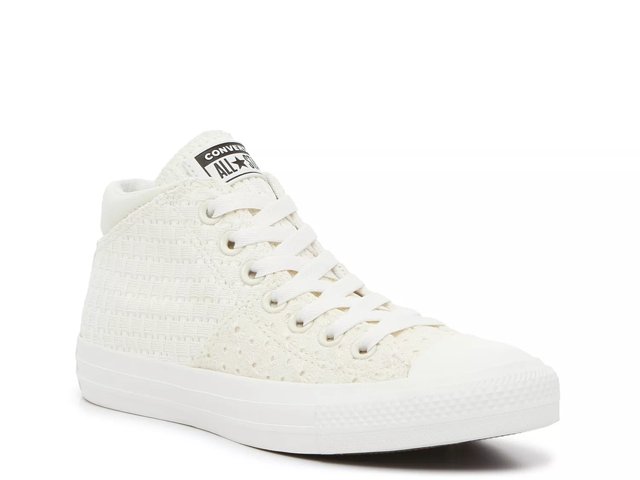 Converse Women s Chuck Taylor All Star Madison Mid Top Sneaker White High Top Sneakers 10