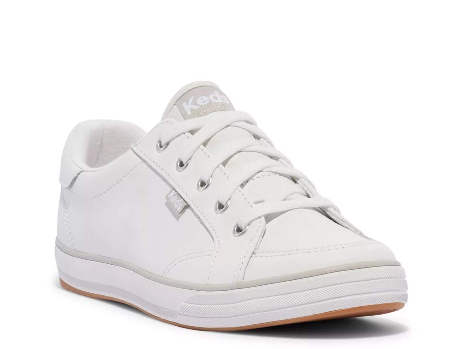 Keds white leather outlet womens sneakers