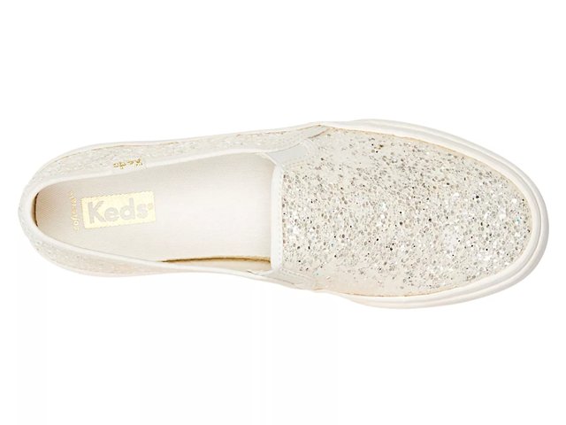 Keds kate spade double decker sale glitter