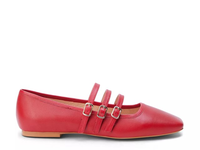 Dsw red flat shoes hotsell