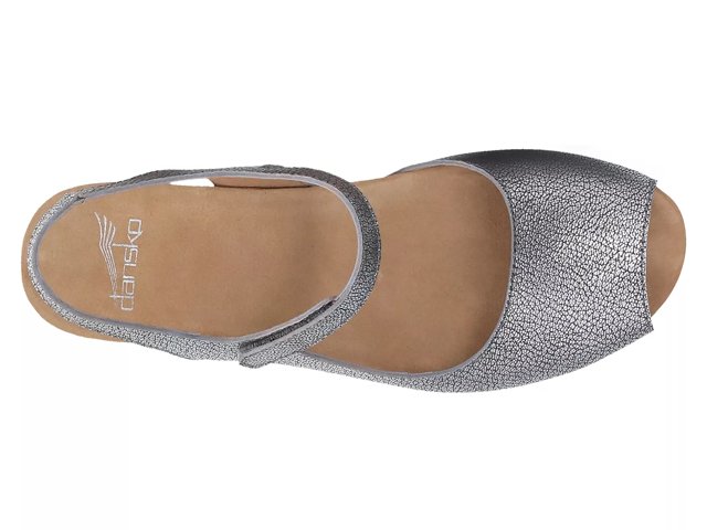 Dansko discount silver sandals
