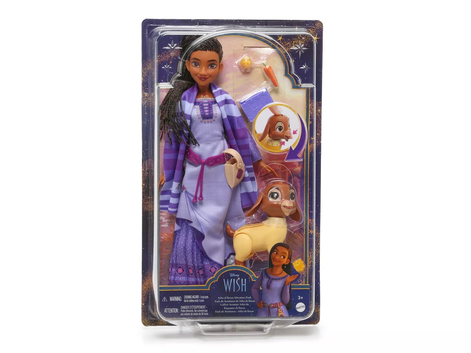 Disney Wish movie 2023 dolls from Mattel - Asha and other characters 