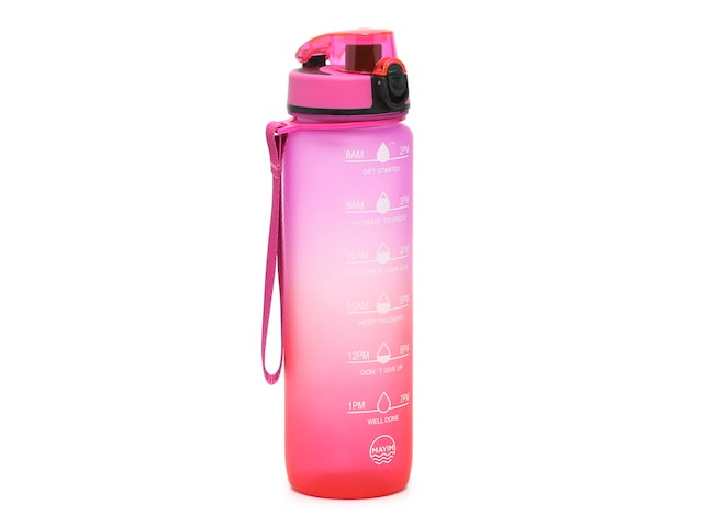 Light Pink Ombre Water Bottle by Janyka Mitchell
