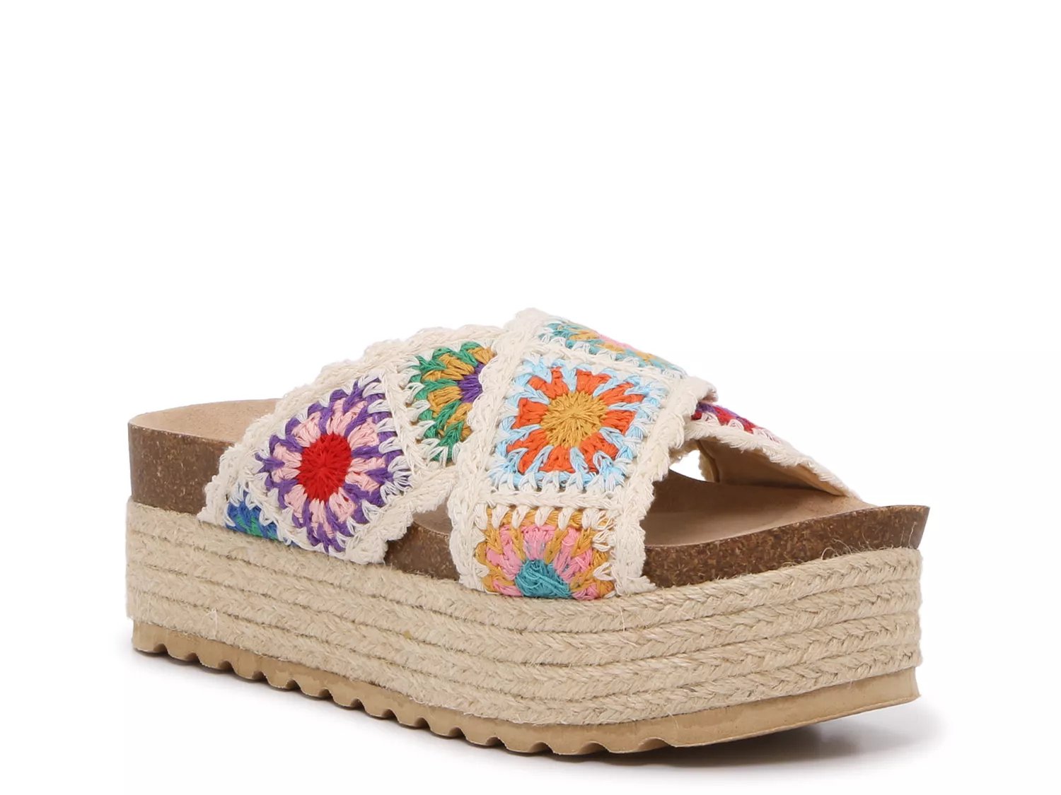 Dirty Laundry Play Crochet Platform Sandal - Free Shipping | DSW