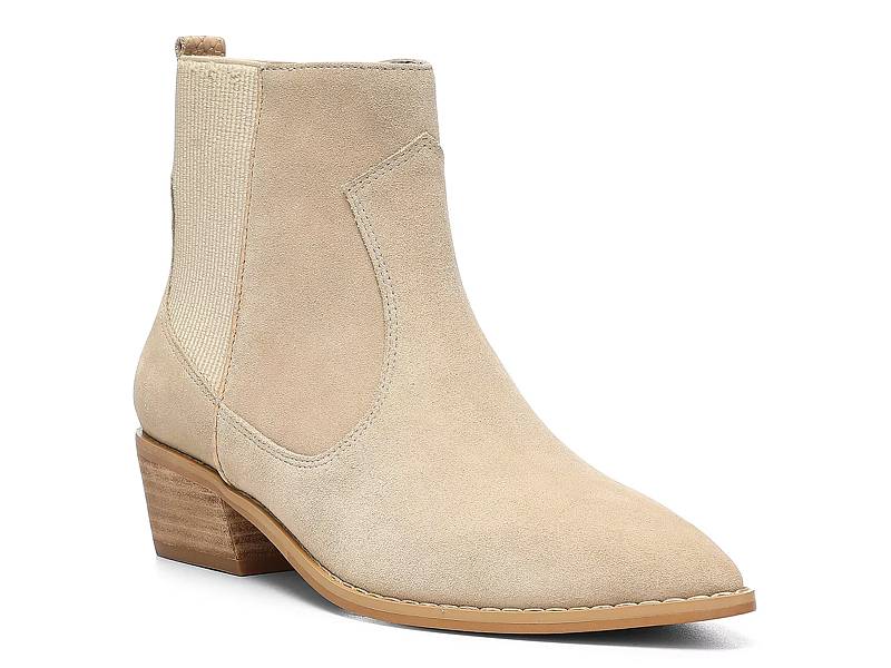 Vince Camuto Franns Foldover Denim Western Inspired Mid Boots