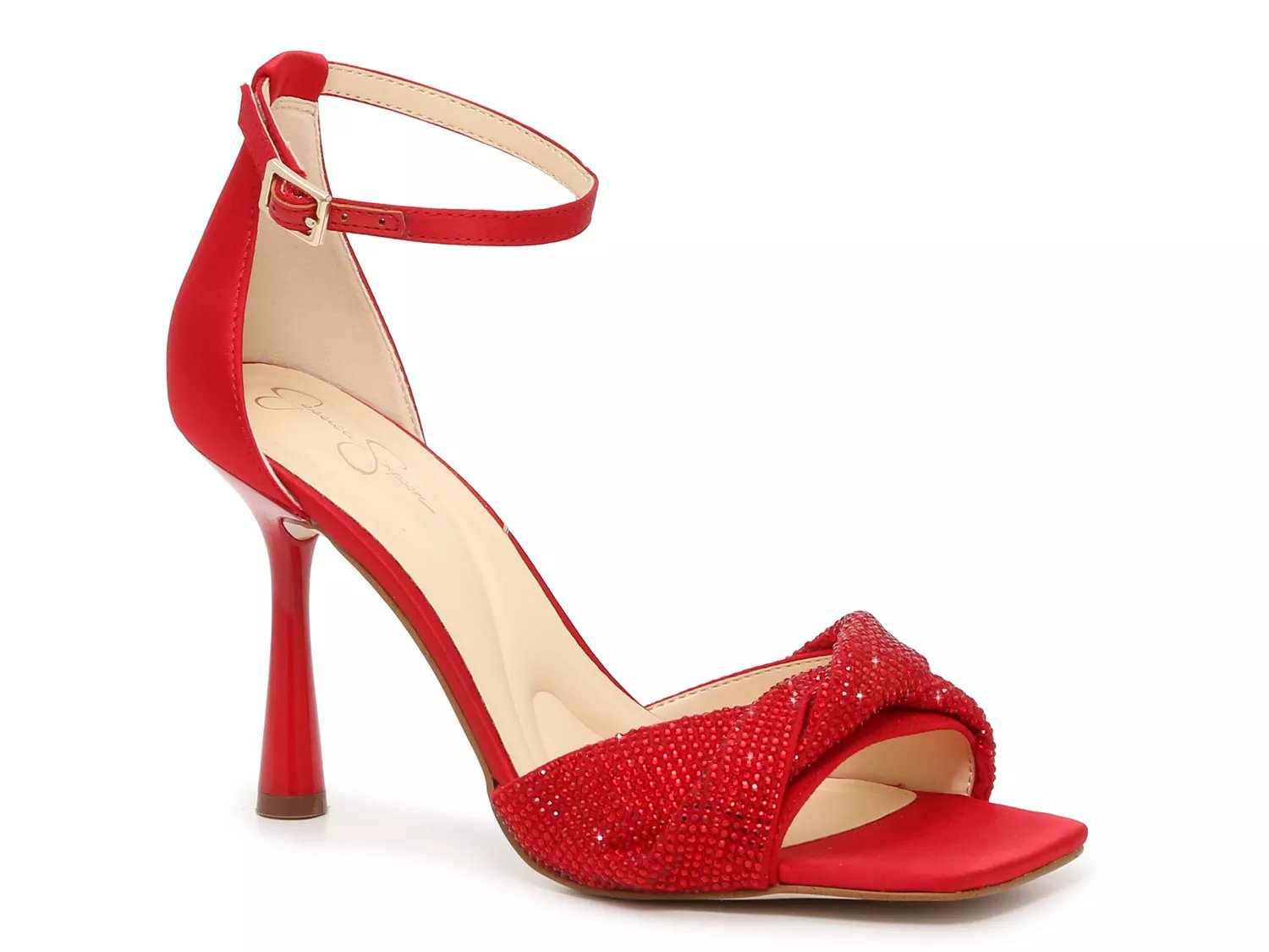 Red Sexy Gradient Peep Toe High Stiletto Heels Prom Shoes With Platform -  TheCelebrityDresses