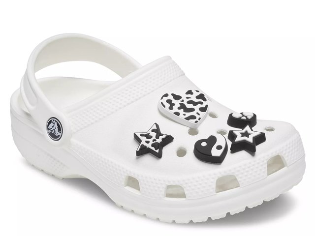 Crocs Monochromatic B W 5 Pack Jibbitz WSS