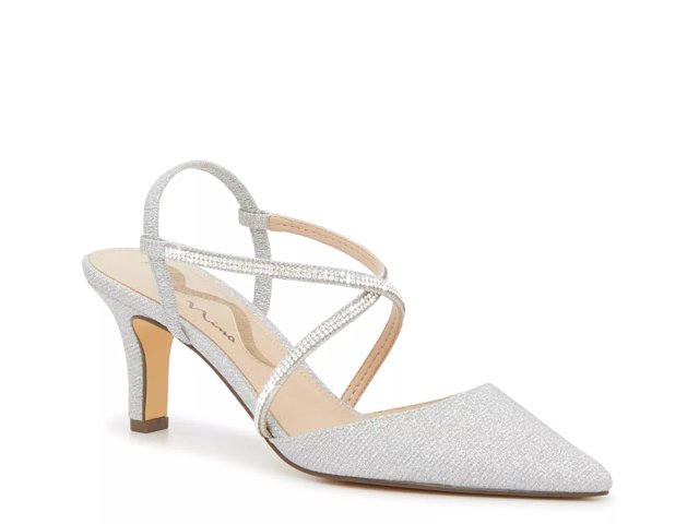 Nina silver top shoes dsw