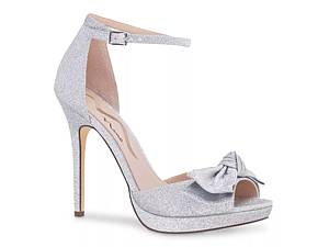 Dsw silver clearance strappy heels