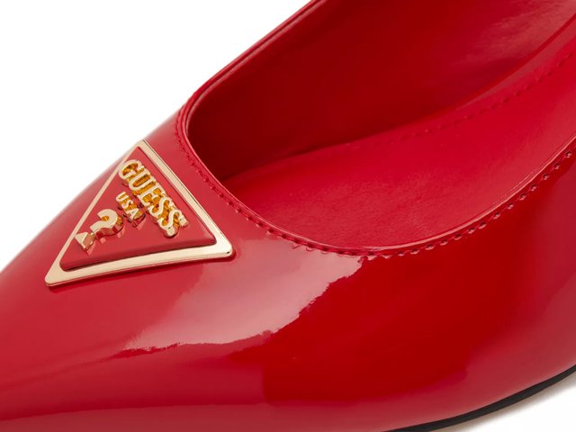 Guess red pumps deals