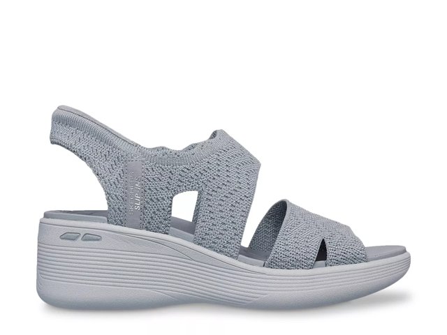 Skechers grey sandals store