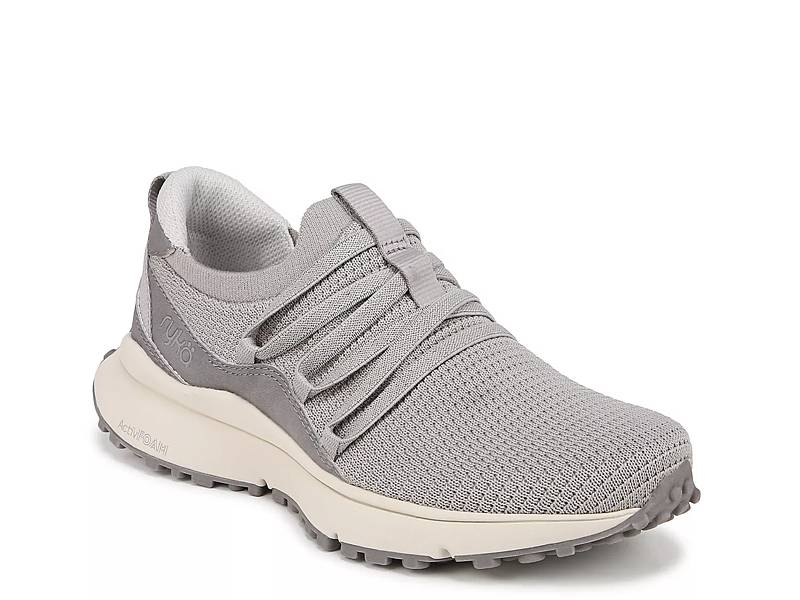 All grey womens fashion sneakers