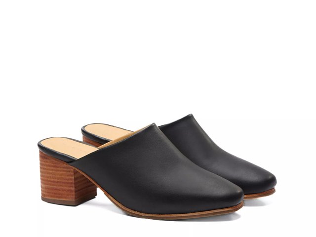 All black mules sale