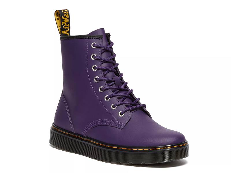 Ladies purple dr marten boots best sale