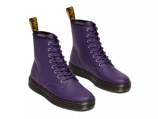 Dr martens purple boots best sale