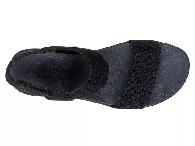 Skechers Arya On The Rise Wedge Sandal Free Shipping DSW