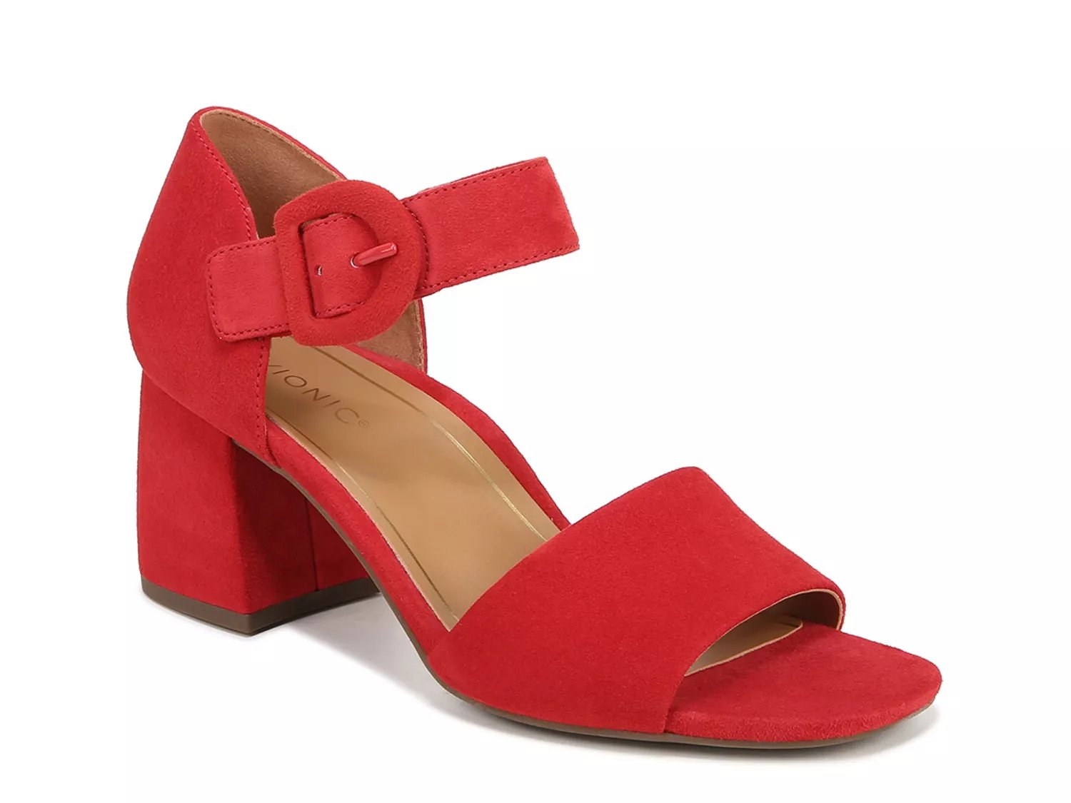 Dsw red hot sale block heels