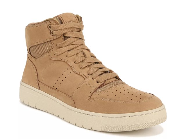 Vince high top sneaker top