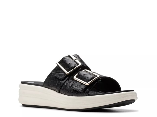 Clarks wedge sandals size 5 cheap