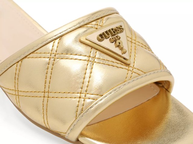 Guess new arrivals gold sandals