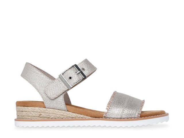 Skechers BOBS from Skechers Desert Kiss Gold Crush Wedge