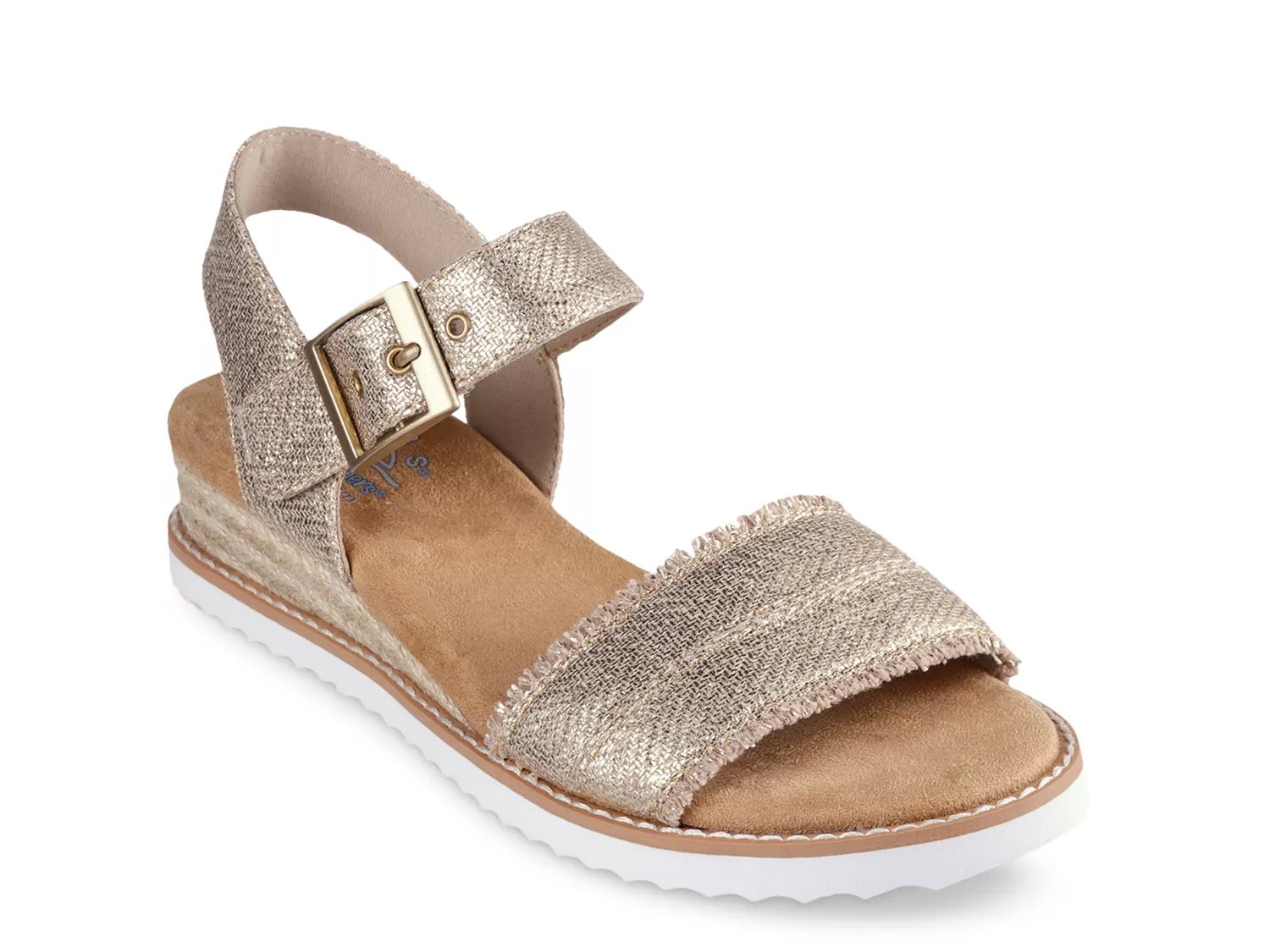 Skechers best sale sandals gold