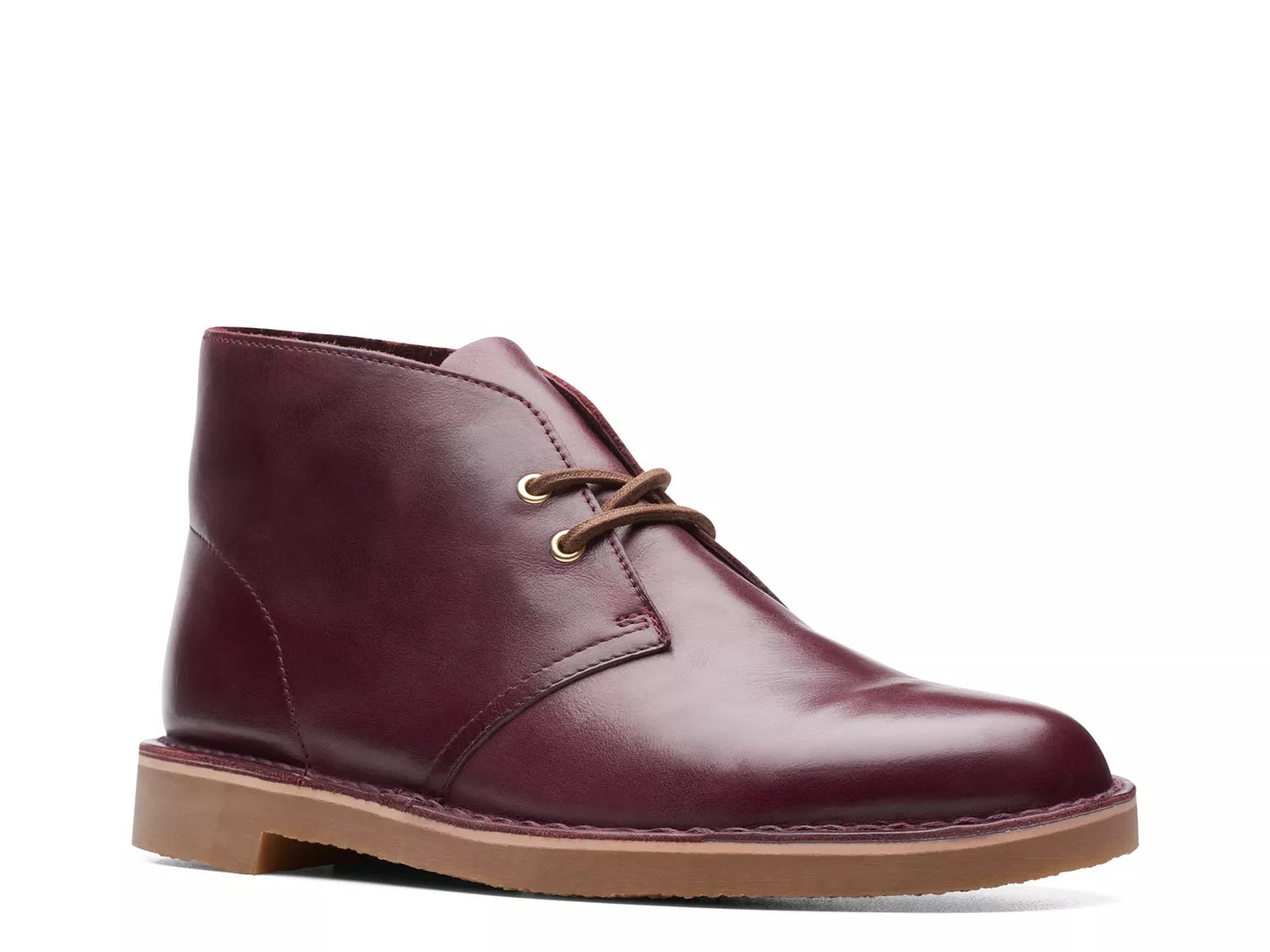 Burgundy desert sale boots