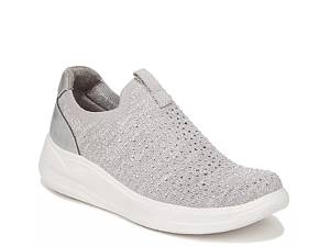 Light grey slip on on sale sneakers