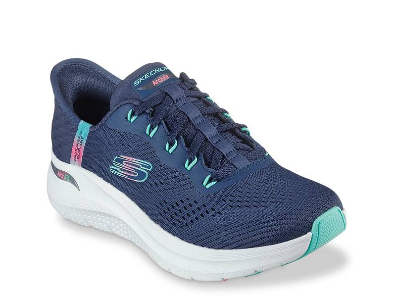 Navy blue walking sneakers deals