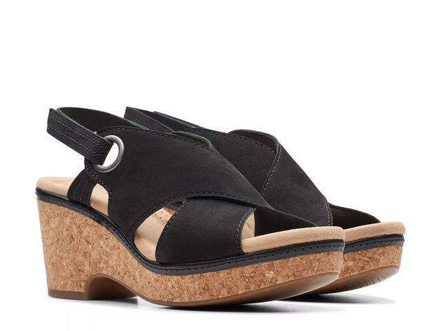 Clarks metallic sandals cheap