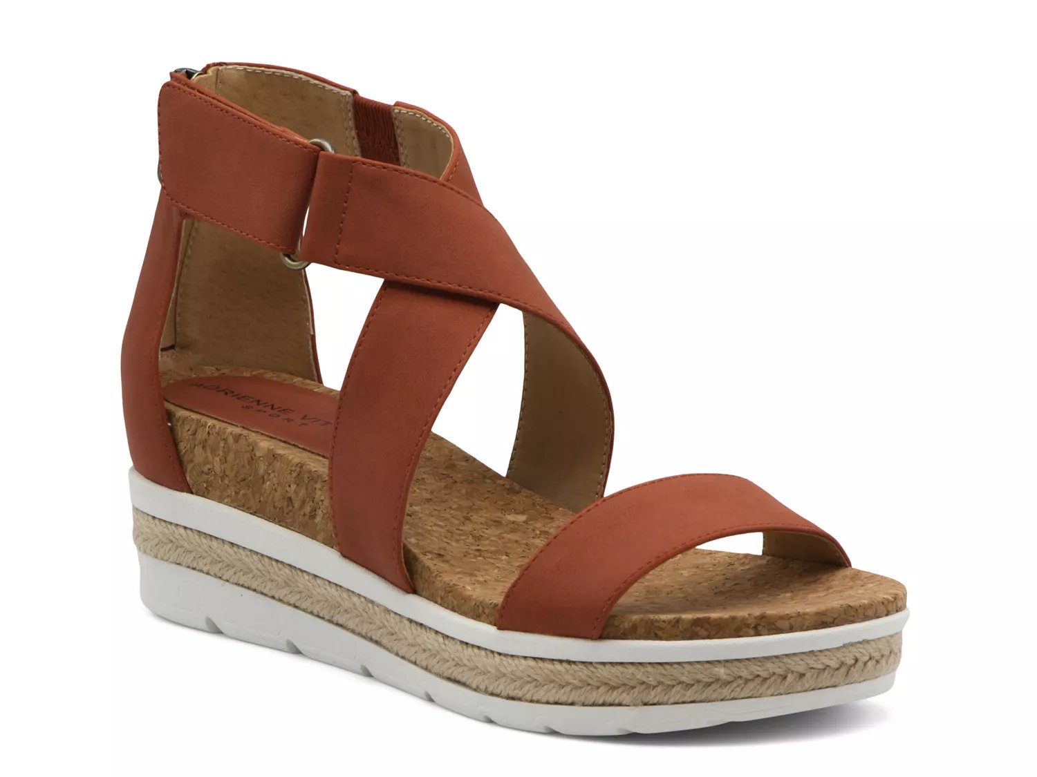 Adrienne Vittadini Women's Carolee Wedge Sandals