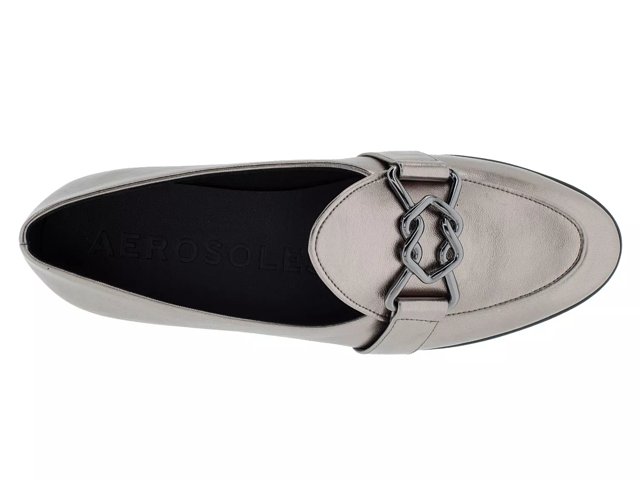 Aerosole discount loafers leather