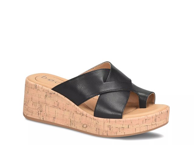 Born leather wedge sandals new arrivals